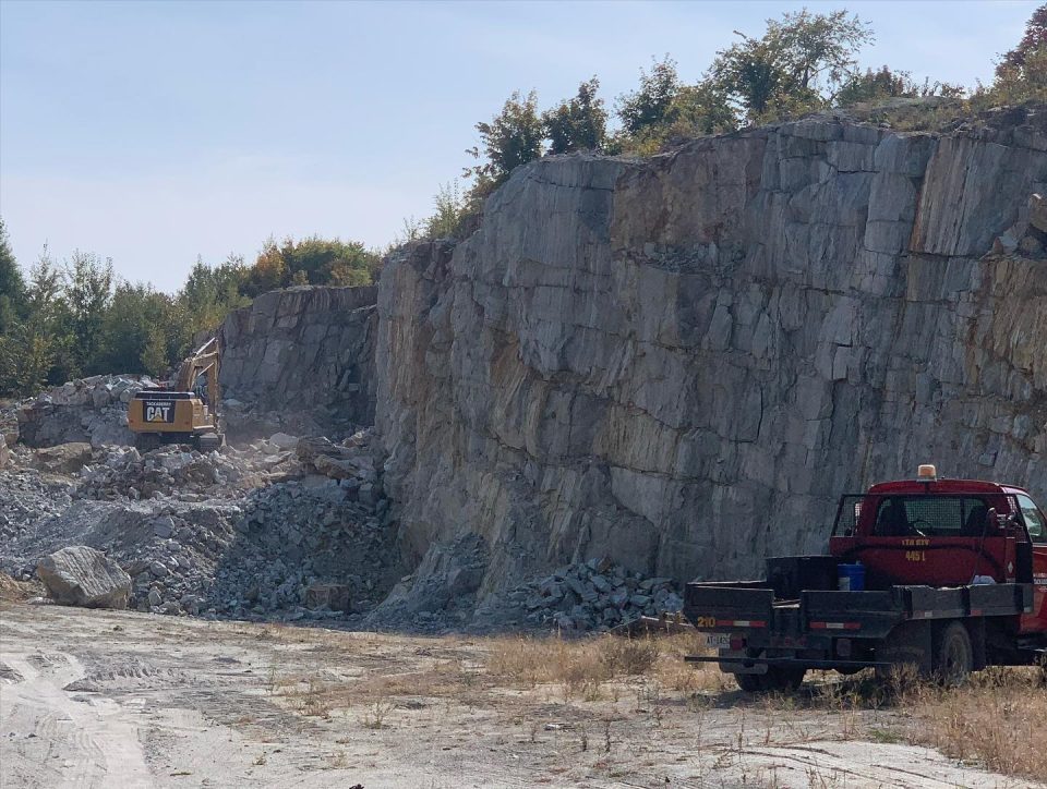 La mine de l’entreprise Canadian Wollastonite.