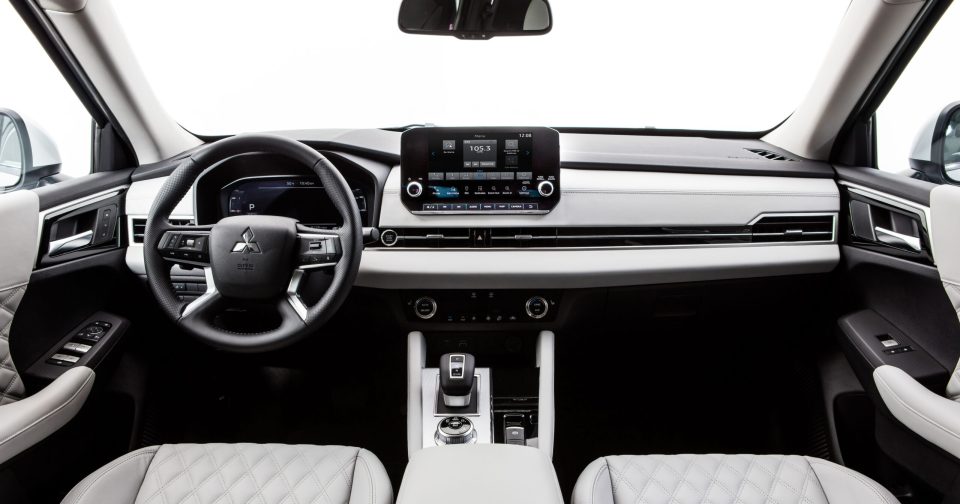 2022 Mitsubishi Outlander interior shown