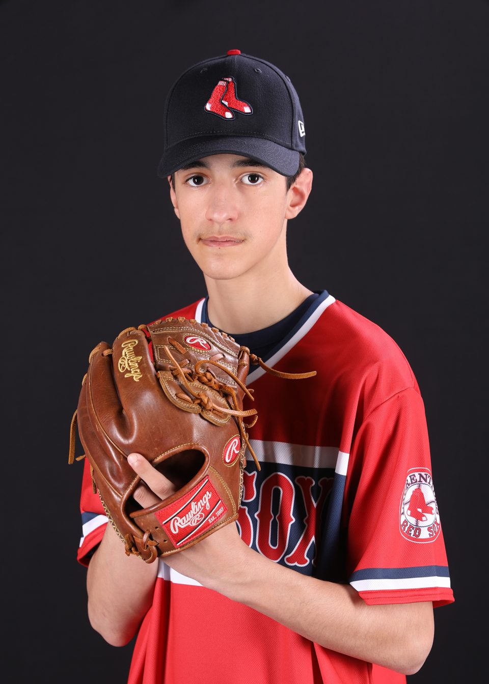 Olivier Mantha en pleine action au monticule pour les Red Sox.